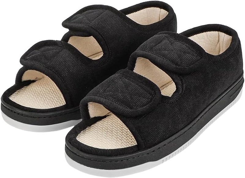 IBLUELOVER Diabetic Sandals for Women Men Open Toe Diabetic Slippers Extra Wide Non Slip Adaptive Sandals Edema Swollen Feet Diabetics Shoes Footwear Breathable Arthritis Post-op Elderly Sandal - Image 1